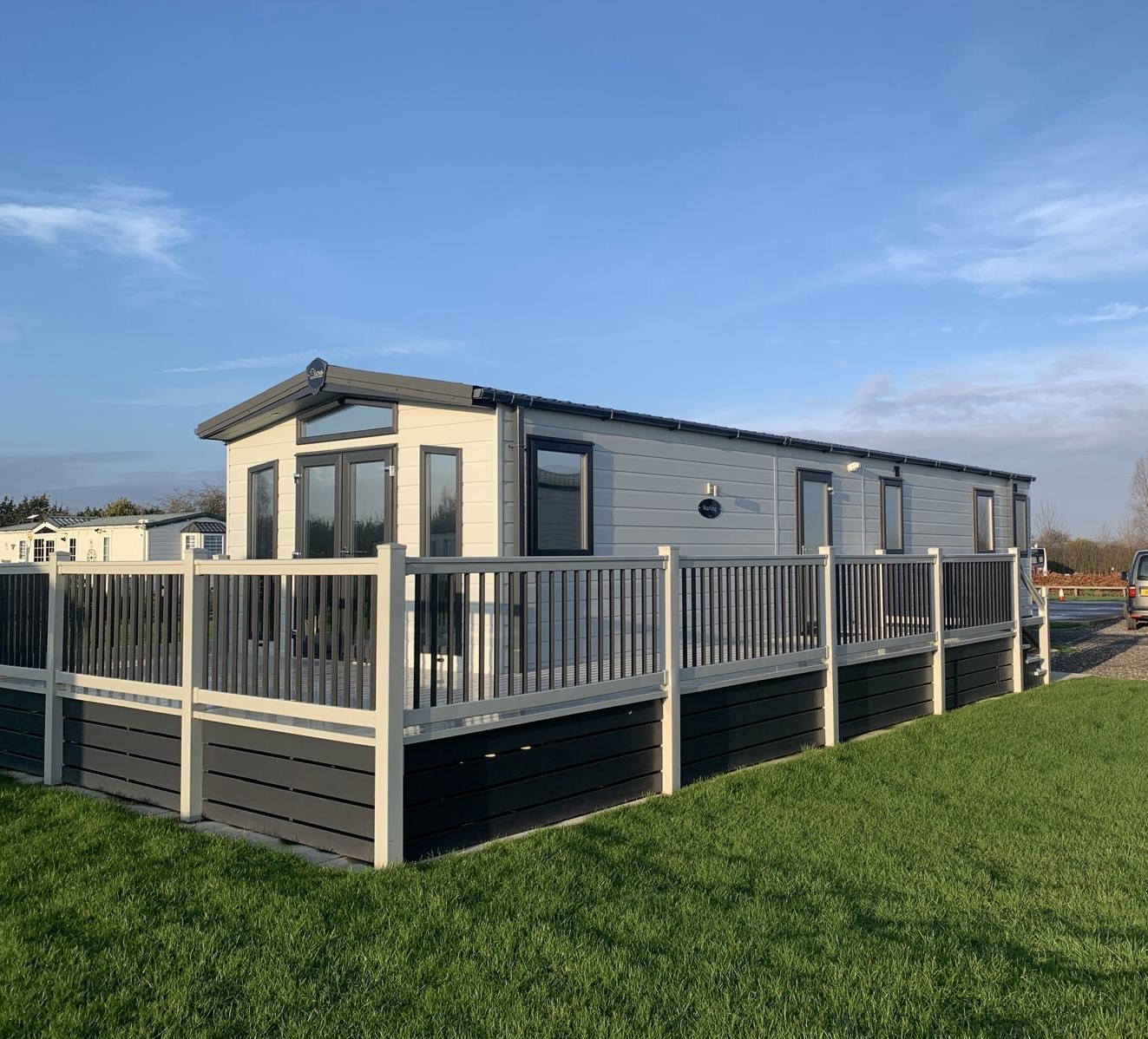 Another Fabulous, Preloved Love Starling🌟 just 3 years old 🌟with full wrap decking🌟 REDUCED TO £41,000